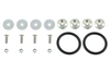 Bumper Trunk Fasteners Quick Release Silver