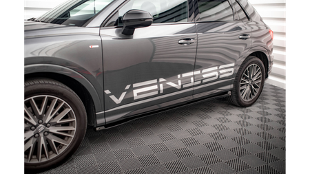 Diffuser Audi Q3 F3 S-Line Side Skirts Gloss Black