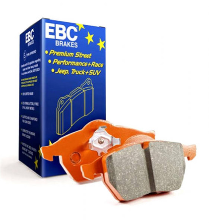 DP91641 - Zestaw klocków hamulcowych seria ORANGESTUFF EBC Brakes FORD | Fiesta (Mk6) | Focus (Mk1)