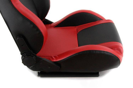 Racing seat MONZA PVC Red