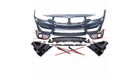 Bumper BMW 3 F30 F31 Front PDC SRA
