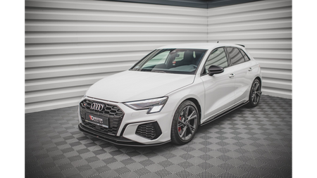 Splitter Audi A3 8Y S-Line Przód Pro Black-Red