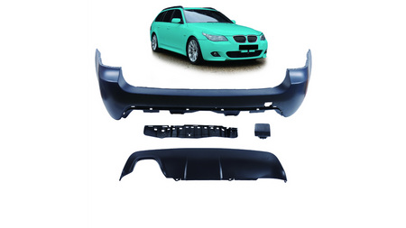 Bumper BMW 5 E61 Rear with Diffuser
