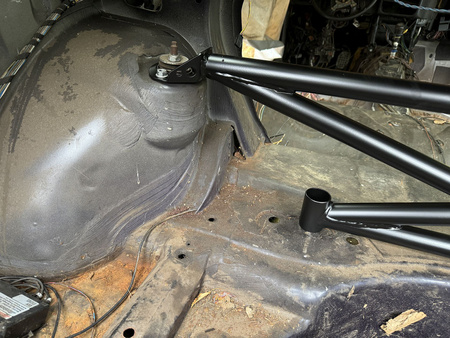 Xbrace strut bar BMW 3 E36 Coupe White