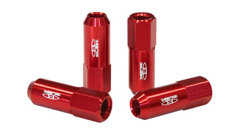 Wheel Nuts Blox Replica Alu M12x1.5 60mm Red ​