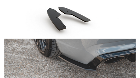 Splitter Audi RS3 8V Sportback Rear Side Racing Durability Black