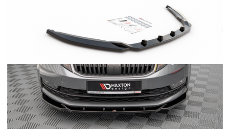 Splitter Skoda Octavia III Facelift Front v.2 Gloss Black