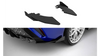 Splitter Audi S3 8Y Facelift Rear Side Street Pro Black-Red + Gloss Flaps