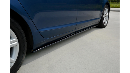 Diffuser Audi A6 C6 S-Line Side Skirts Gloss Black