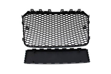 Grill Audi A5 8T RS-Style Bright Black 13-16 PDC