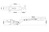 Hydraulic handbrake Vertical Horizontal
