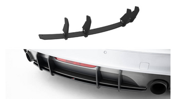 Diffuser Audi TT S-Line 8J Facelift Rear Street Pro Red