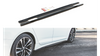 Diffuser Audi A5 F5 Facelift S-Line Side Skirts Gloss Black