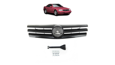 Grill Mercedes-Benz SL R129 Gloss Black