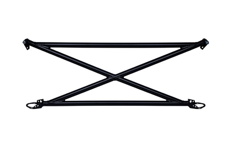 Xbrace c-pillar strut bar Honda Civic V Black