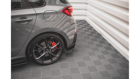 Splitter Hyundai I30 III Facelift N Tył Boczne Street Pro Black-Red