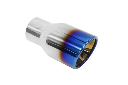 Końcówka tłumika 89mm wejście 63mm Polerowana Burn