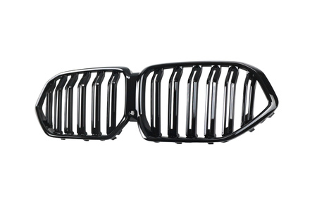 Grill BMW X6 G06 F96 podwójne żeberka Gloss Black