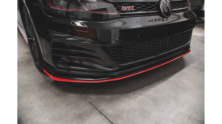 Splitter Volkswagen Golf 7 GTI TCR przód Red