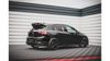 Diffuser Volkswagen Golf 8 R Rear Street Pro Black