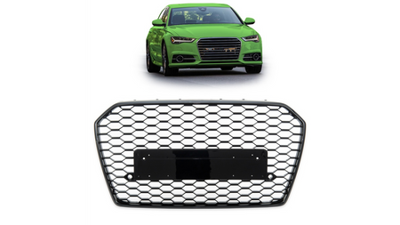 Grill Audi A6 C7 Facelift Gloss Black