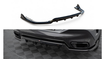 Splitter BMW X6 G06 Facelift M-Pack Tył Środkowy z Dyfuzorem v.2