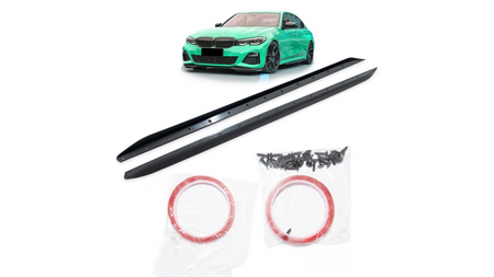 Diffuser BMW 3 G20 G21 Side Skirts Matt Black