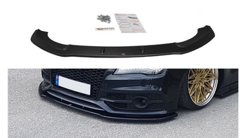 Splitter Audi A7 C7 S-Line Front v.2 Gloss Black