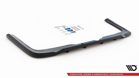 Splitter Mercedes-Benz V W447 Facelift Rear Central with Diffuser Gloss Black
