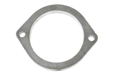 Exhaust flange connector 76mm 2 bolts