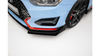 Splitter Hyundai Veloster N Mk2 Front Street Pro Black-Red + Gloss Flaps