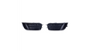 Fog Light Covers Audi A1 8X Gloss Black