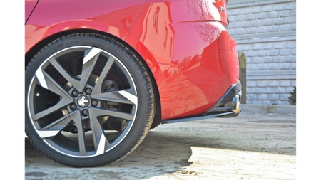 Splitter Peugeot 308 II GTI Tył Boczne Gloss Black