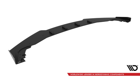 Splitter Honda Civic X Front Pro + flaps Black