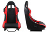 Racing seat MONZA RACE PLUS PVC Red