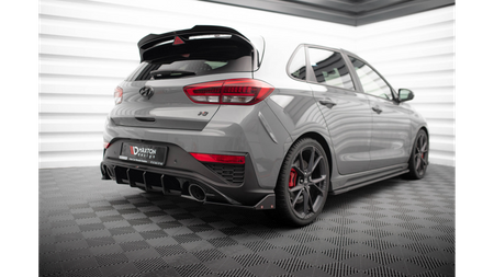 Splitter Hyundai I30 III Facelift N Rear Side v.4 + Flaps