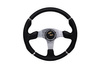 Steering wheel Pro 350mm offset:0mm Leather Black