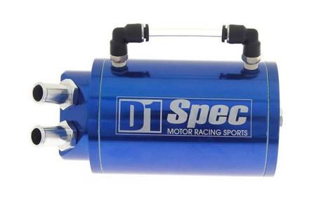 Oil catch tank D1Spec 9mm Blue