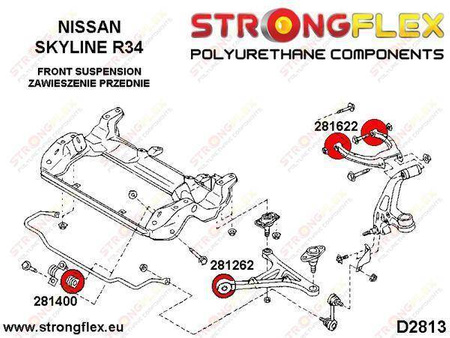 Front lower radius arm to chassis bush