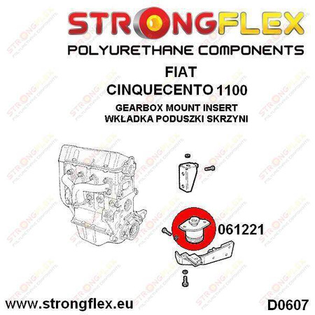 Gearbox mount inserts SPORT