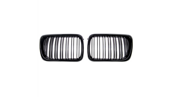 Grill BMW 3 E36 Facelift Compact podwójne żeberka Gloss Black
