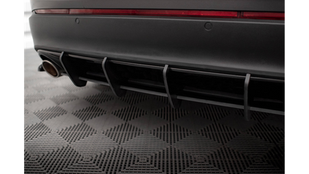 Street Pro Rear Diffuser Ford Edge Mk2 Black-Red