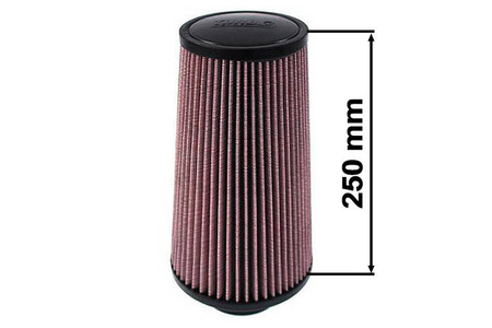 TurboWorks Air Filter H:250 DIA:60-77mm Purple