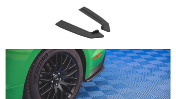 Splitter Ford Mustang VI GT Facelift Tył Boczne Street Pro v.1 Black-Red