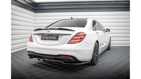 Splitter Mercedes-Benz S W222 Facelift Rear Central with Diffuser