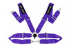 Racing seat belts Slide Quick 4p 3" Purple