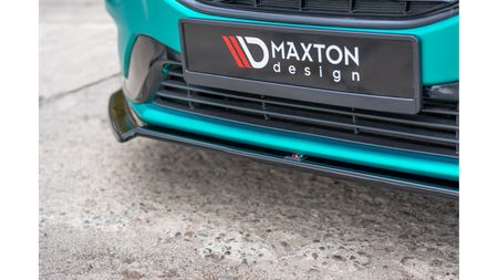 Splitter Volvo V40 R-design Front Gloss Black