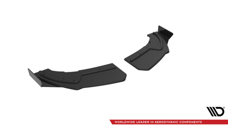 Splitter Audi TT 8S S-Line Tył Boczne Street Pro Black + Gloss Flaps
