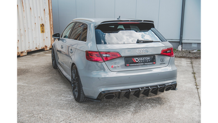 Diffuser Audi RS3 8V Sportback Rear Valance Gloss Black