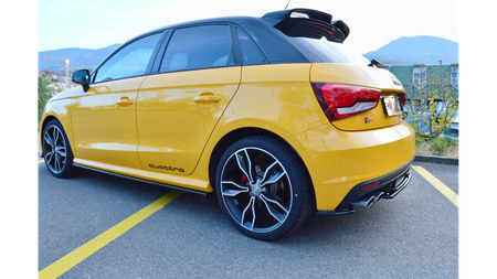 Diffuser Audi S1 8X Side Skirts Gloss Black